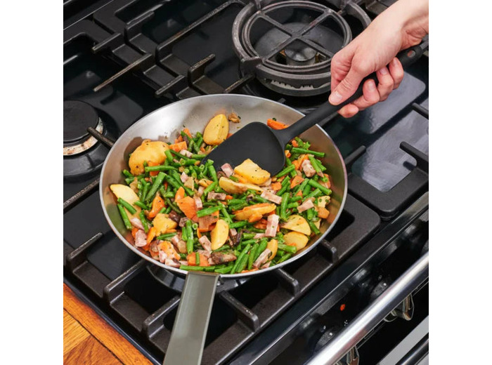 CUILLERE SPATULE TOUT SILICONE rouge