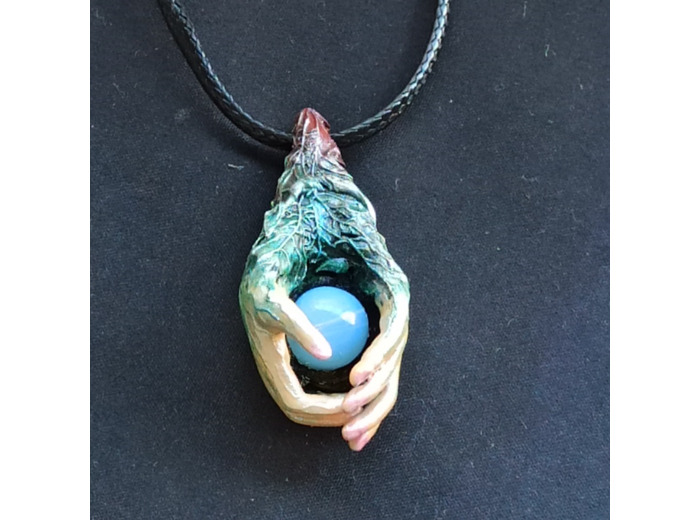 Pendentif Graine d'amour Opalite