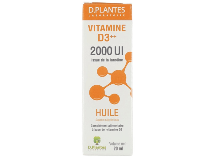 Vitamine D3 2000UI Issue de Lanoline 20ml