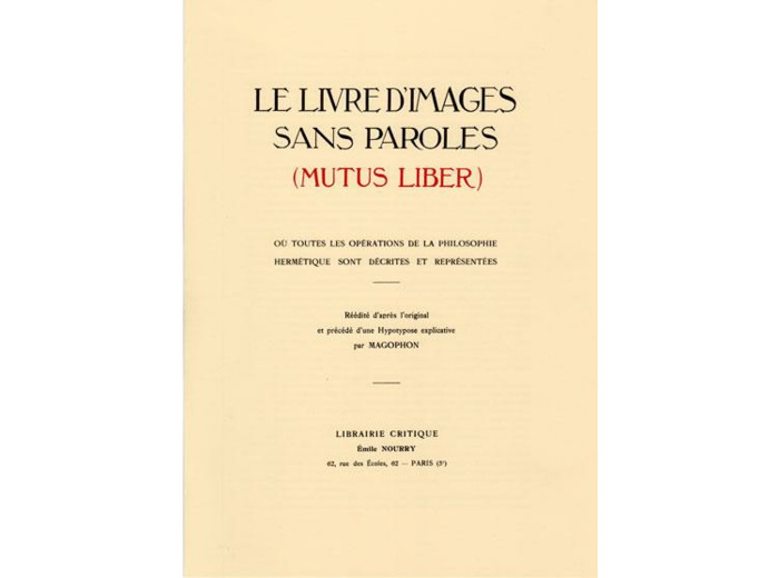 Le Livre d'images sans paroles ( Mutus Liber)