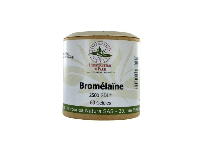 Bromélaïne 2500 GDU 320mg 60 gélules
