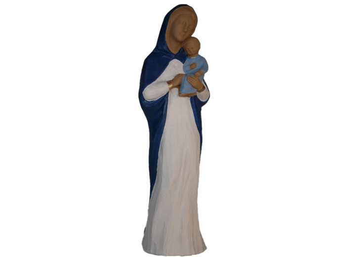 Notre Dame de Tendresse 25cm polychrome- Pierreline
