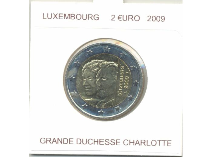 Luxembourg 2009 2 EURO COMMEMORATIVE GRANDE DUCHESSE CHARLOTTE