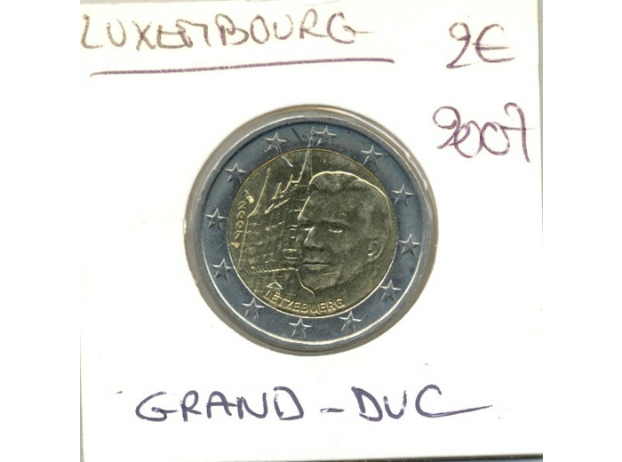 Luxembourg 2007 2 EURO COMMEMORATIVE GRAND DUC SUP-