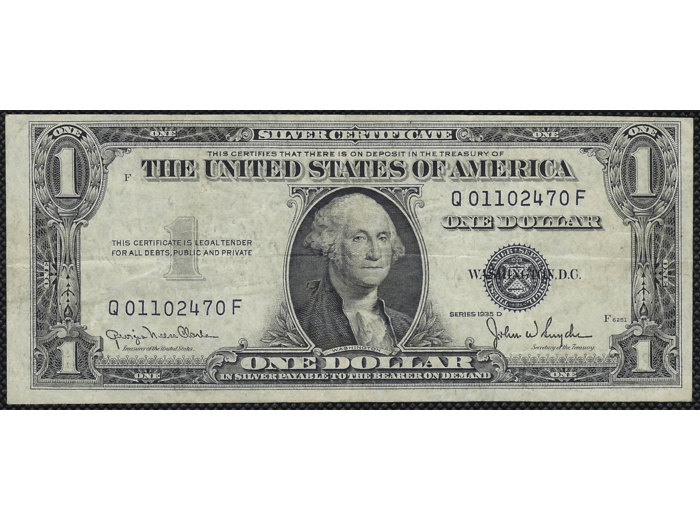 U.S.A 1 DOLLAR 1935 D SERIE F6251 TB+ W416d1