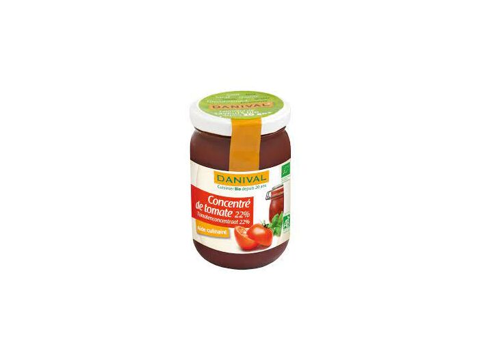 Concentré de Tomates Bio 22%-200g-Danival