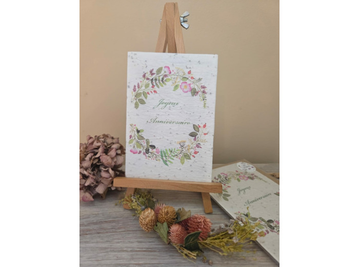 Carte d'anniversaire à planter - Joyeux anniversaire