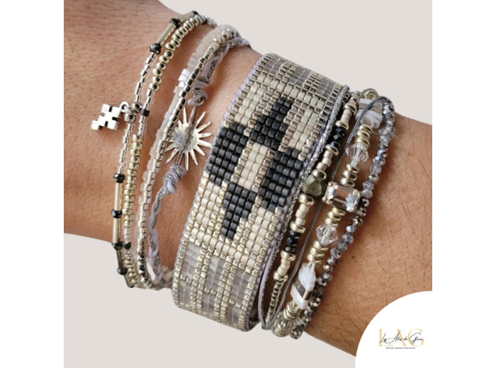 BRACELET MANCHETTE HERMINE