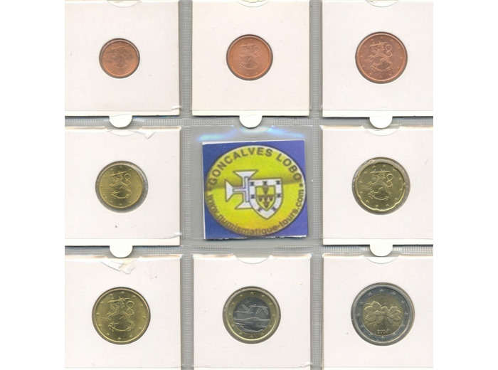 FINLANDE 2004 SERIE 8 MONNAIES SUP