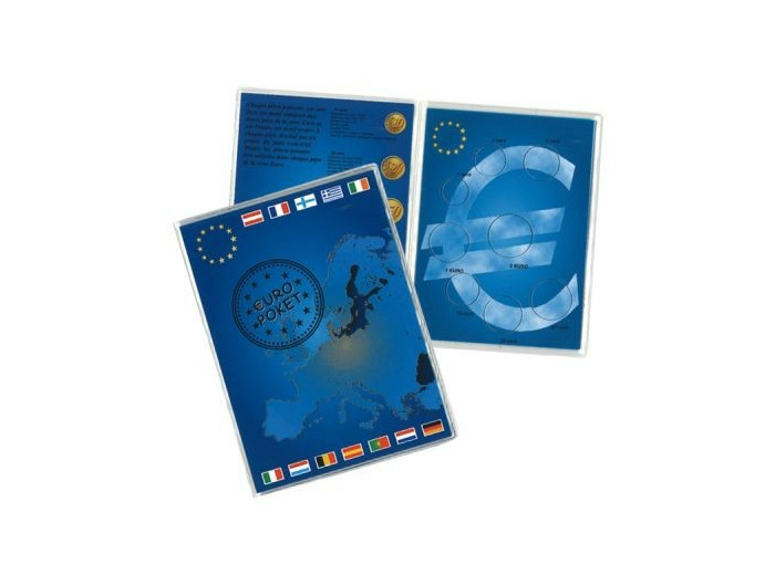 ALBUM DE POCHE POUR 1 SERIE EURO (1 ct à 2 euro) (lindner)