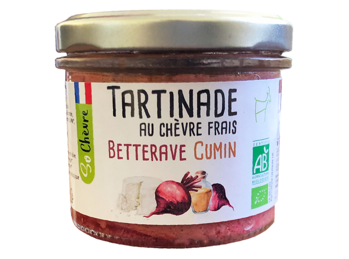 Tartinade au chèvre frais Betterave Cumin 90G