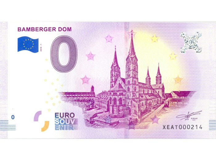 ALLEMAGNE 2018-1 BAMBERGER DOM BILLET SOUVENIR 0 EURO  TOURISTIQUE NEUF