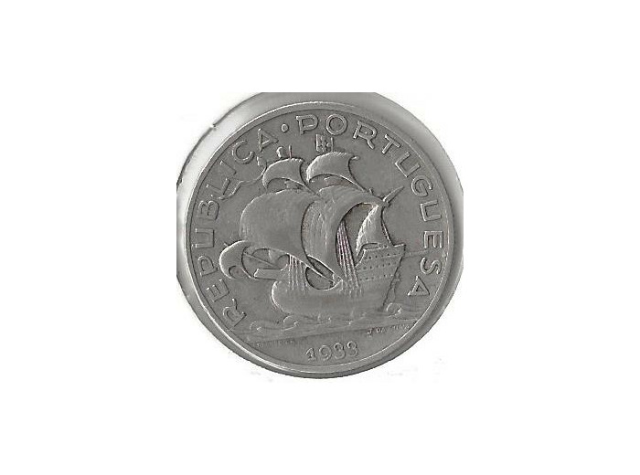 PORTUGAL 5 ESCUDOS 1933 TTB