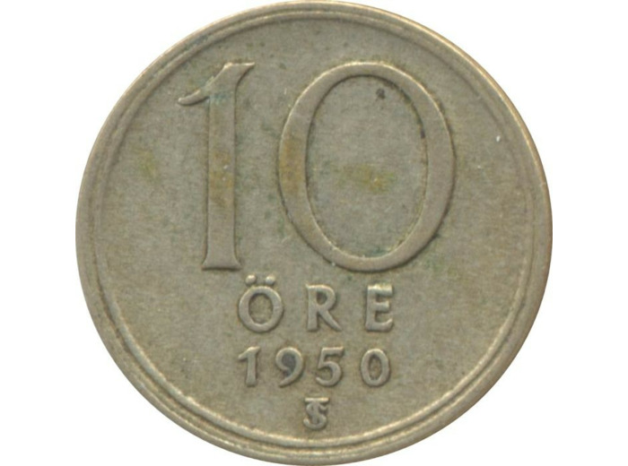 SUEDE 10 ORE 1950 TS TTB N1