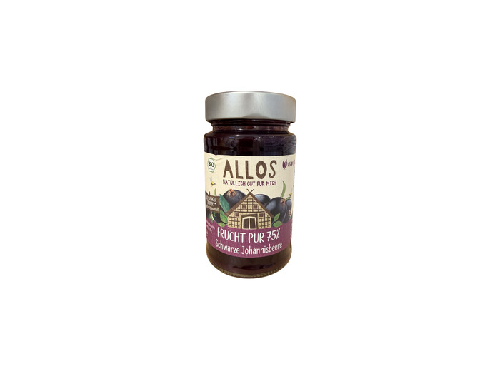 Confiture pur fruit 75% - Cassis 250g