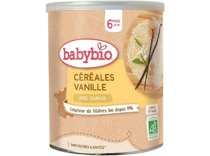 Cereale infantile vanille quinoa 220g Babybio