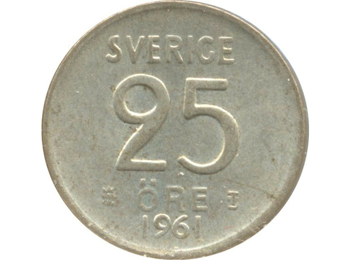 SUEDE 25 ORE 1961 TS TTB N1