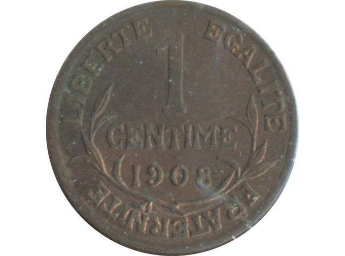FRANCE 1 CENTIME DUPUIS 1908 SUP