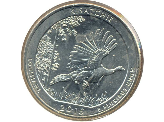 AMERIQUE (U.S.A) 1/4 DOLLAR 2015 P KISATCHIE SUP