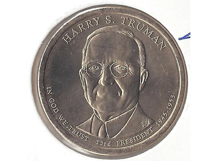 AMERIQUE (U.S.A) 1 DOLLAR 2015 D HARRY S. TRUMAN SUP