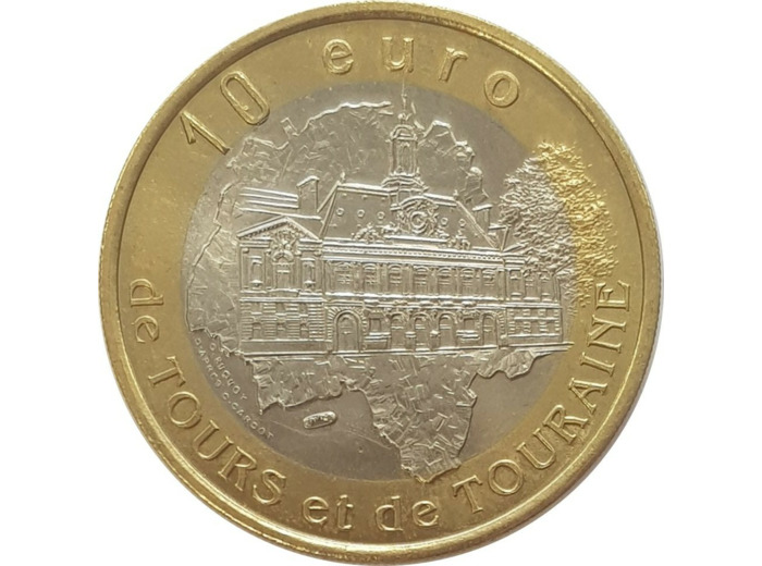 37 INDRE ET LOIRE 10 EURO DE TOURS ET DE TOURAINE TOURS DU 11 OCT. 11 NOV 1997