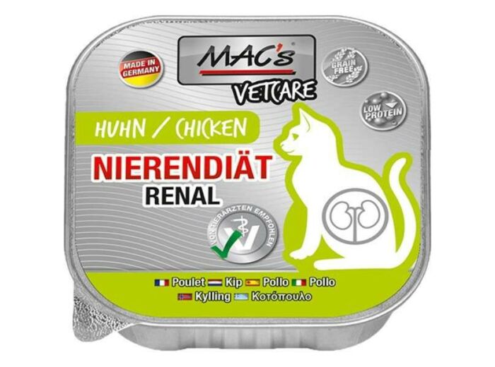 MAC'S Vetcare Renal Poulet pour chat - 100 g