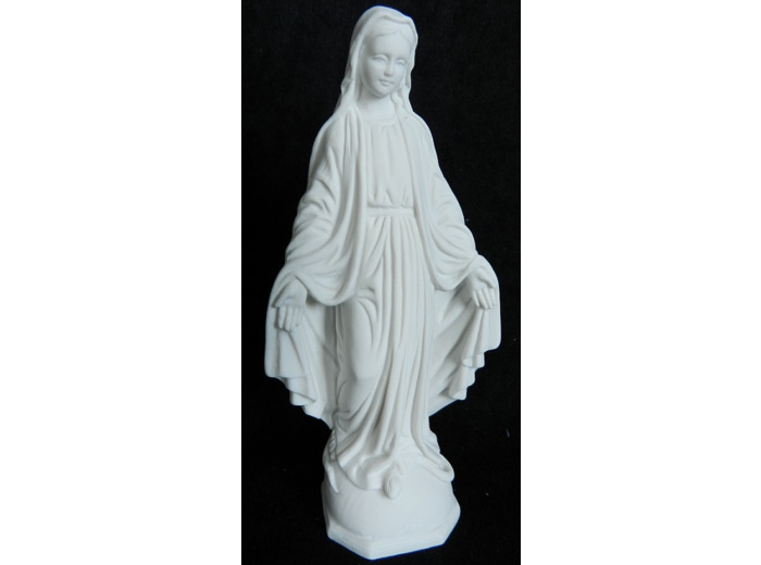 Vierge Miraculeuse 14 cm résine BLANCHE
