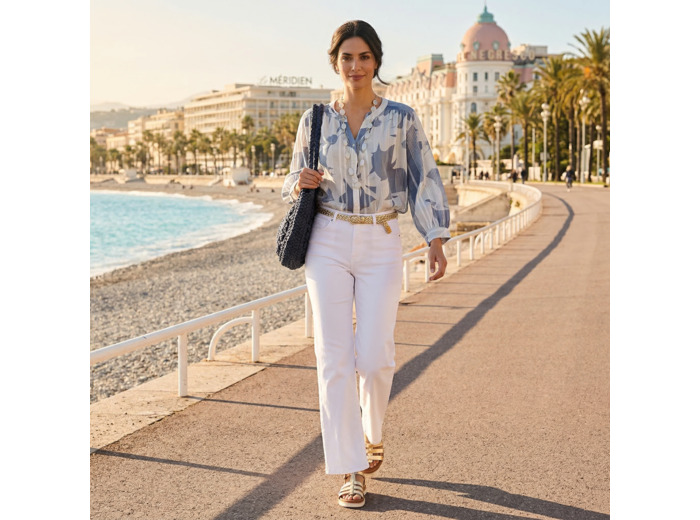 blouse Jolie Julie en voile de coton