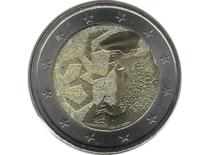 PORTUGAL 2022 2 EURO COMMEMORATIVE ERASMUS SUP