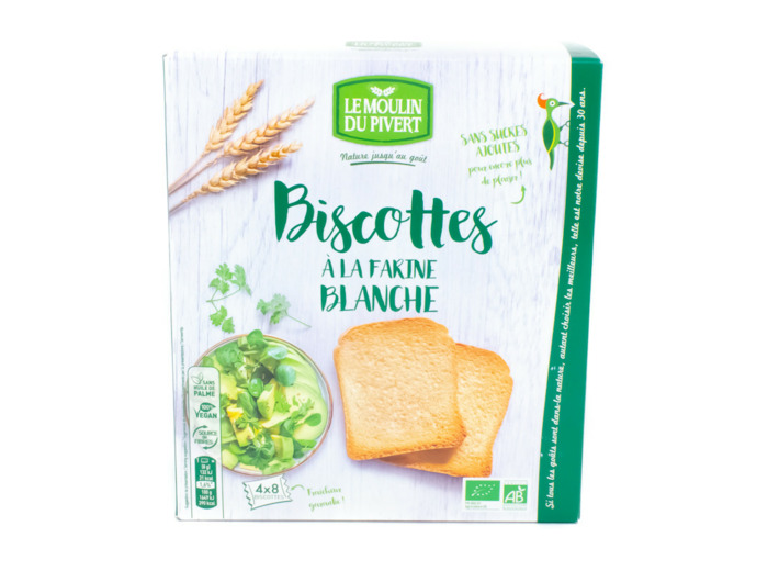 Biscottes à la Farine Blanche Bio 270g