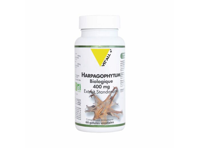 Harpagophytum bio 400mg-60 gélules-Vit'all+