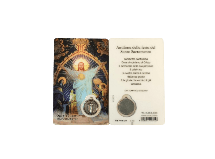 Carte-prière -Montmartre - SACRE-COEUR - ITALIEN