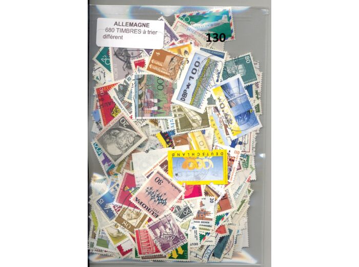 680 TIMBRES ALLEMAGNE DIFFERENTS A TRIER  *130