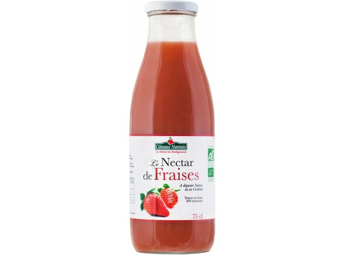Nectar de fraise 75cl Côteaux Nantais