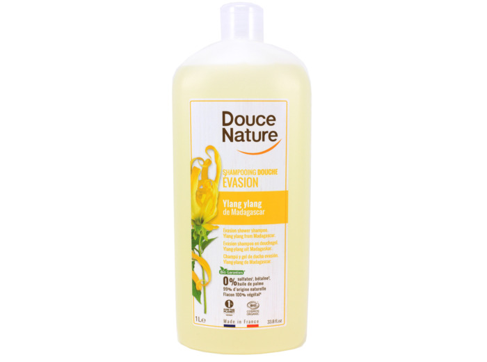 Shampooing Douche Evasion Ylang Ylang Bio 1L