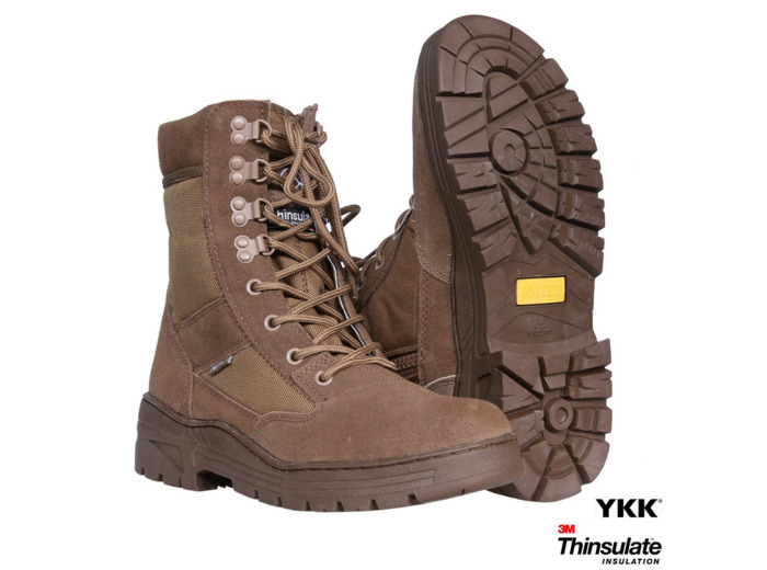 Chaussures Sniper avec Zip YKK (coyote)