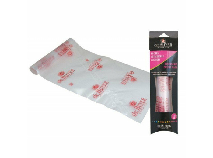 ROULEAU DE  20 POCHES A DOUILLE JETABLES