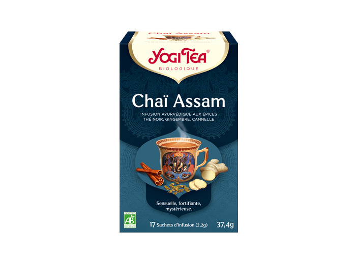 Infusion Chaï assam Bio-17 sachets-Yogi Tea
