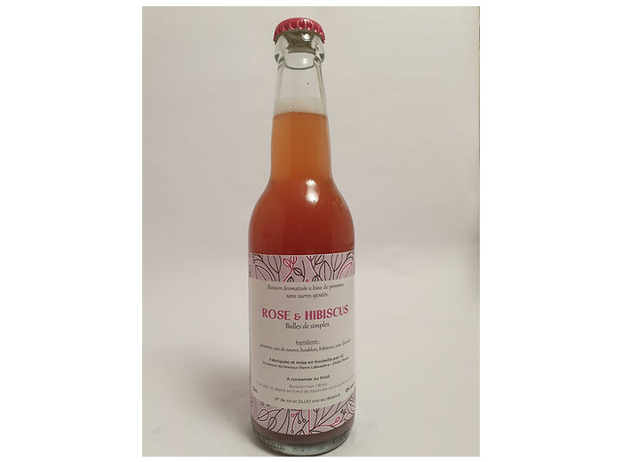 Jus de fruits Rose et Hibiscus 33cl
