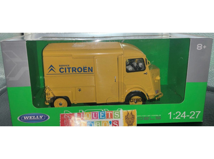 CITROEN TYPE H SERVICE CITROEN WELLY 1/24 BOITE D'ORIGINE