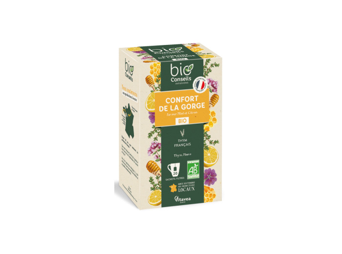 Infusion Confort de la gorge 20 sachets 18.2g