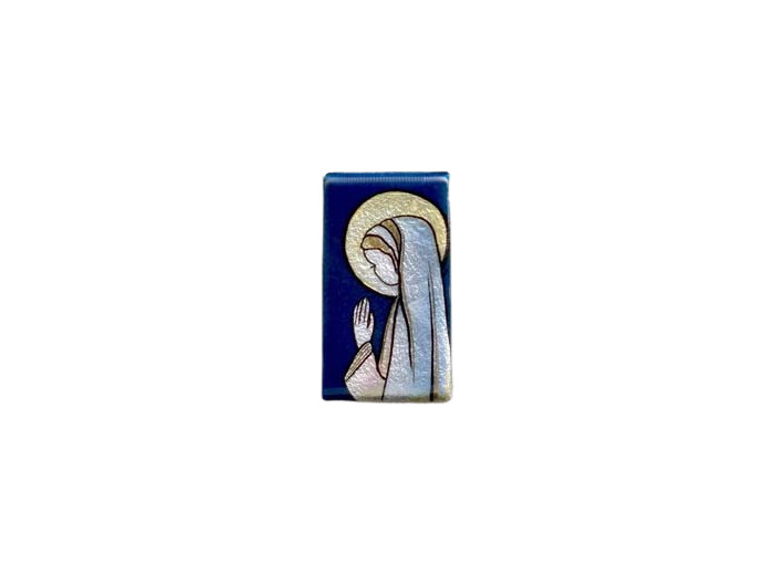 VIERGE de la PIETE 9,5x5,5cm - EMAUX DU LIBAN