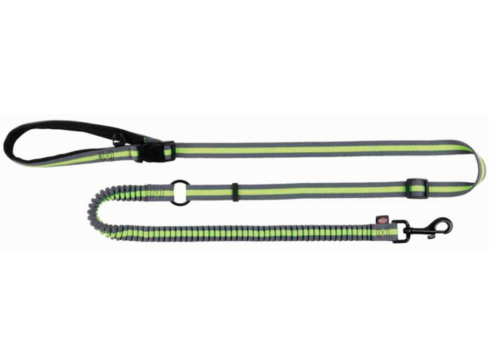 Laisse de jogging - Grise & verte