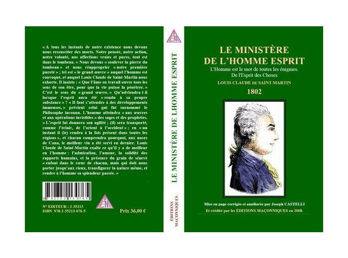 Le Ministère de l'Homme Esprit - LCDSM 1802