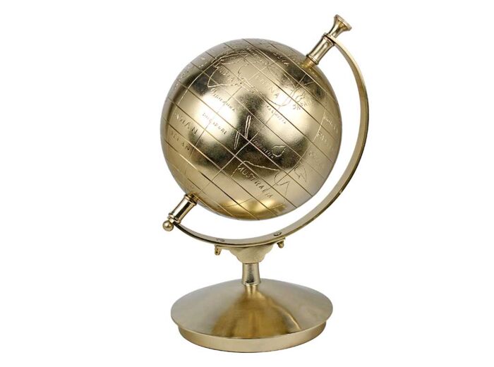 Globe déco doré 28x26x56cm