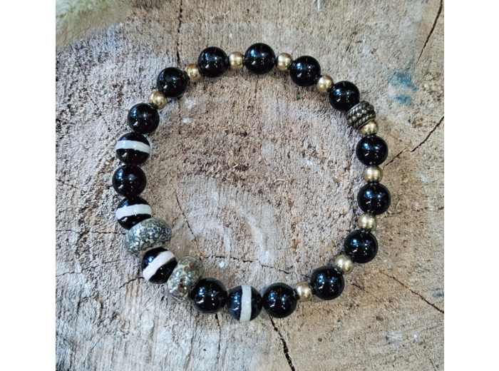 Bracelet en perles Tourmaline ( 8mm )