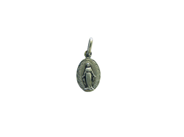 Médaille 13mm en Argent 925 - MIRACULEUSE Festonnée