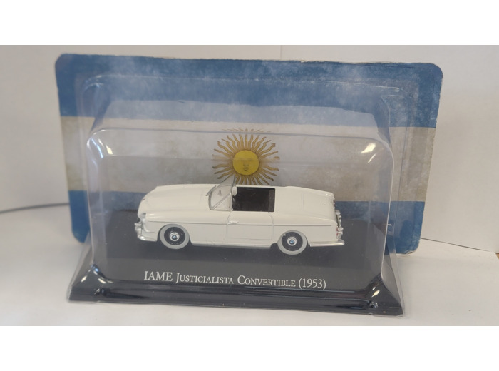 IAME JUSTICIALISTA CONVERTIBLE 1953 1/43 BOITE D'ORIGINE