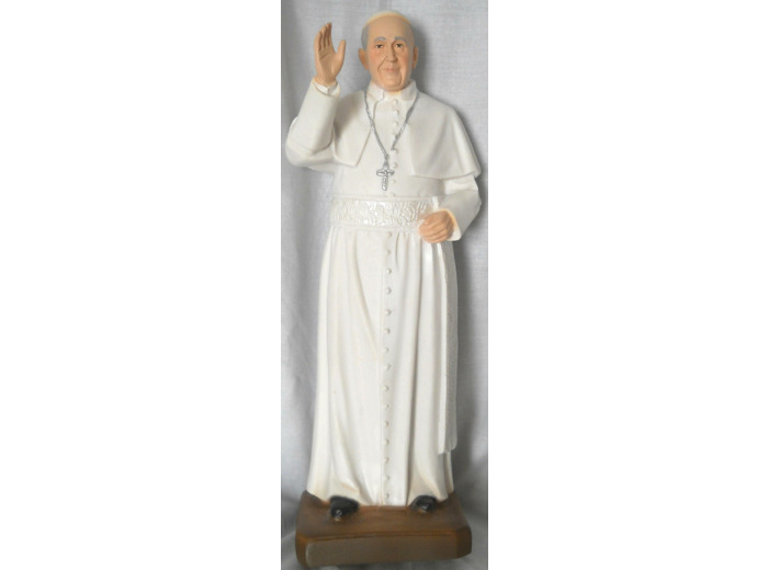 Pape François 20cm- résine polychrome