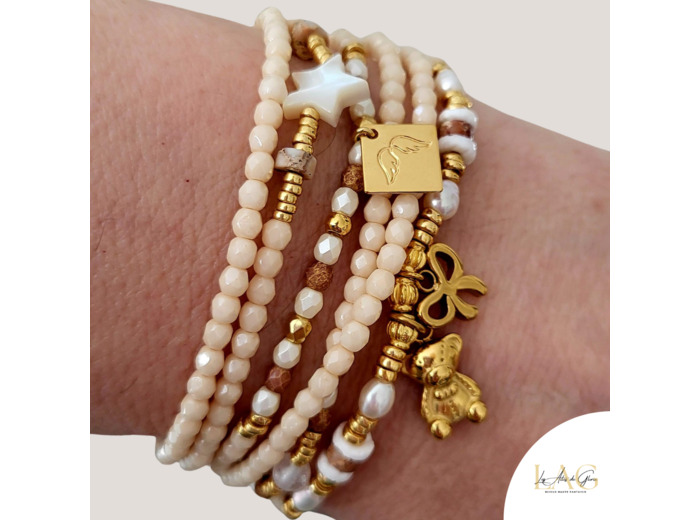 BRACELET MULTIRANGS DOUCEUR BEAR